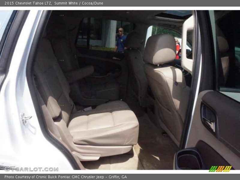 Summit White / Cocoa/Dune 2015 Chevrolet Tahoe LTZ