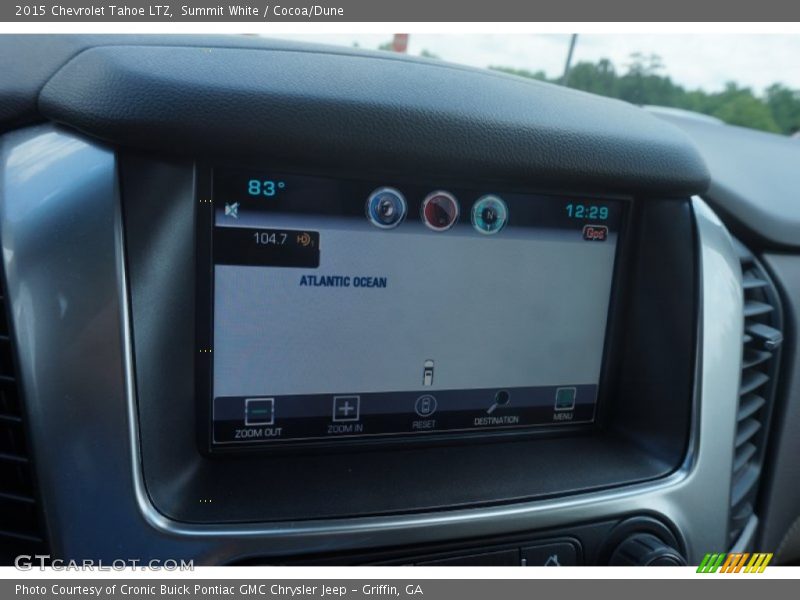 Summit White / Cocoa/Dune 2015 Chevrolet Tahoe LTZ