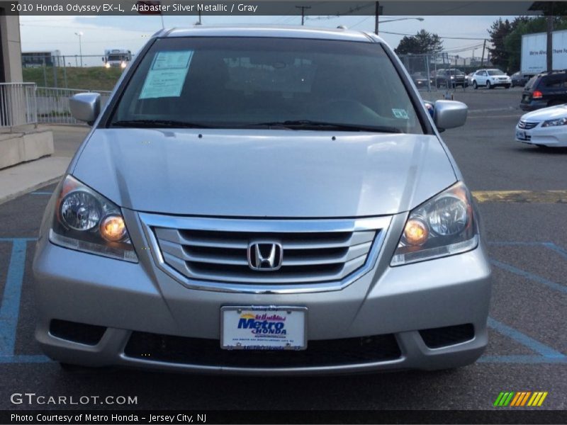 Alabaster Silver Metallic / Gray 2010 Honda Odyssey EX-L