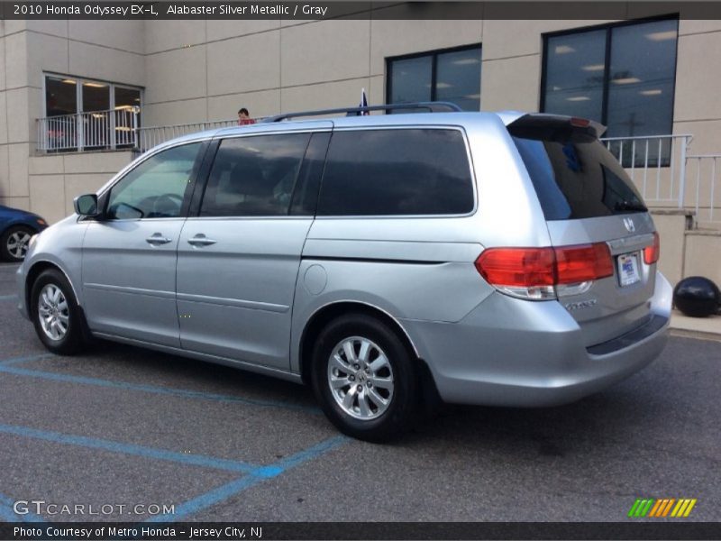 Alabaster Silver Metallic / Gray 2010 Honda Odyssey EX-L