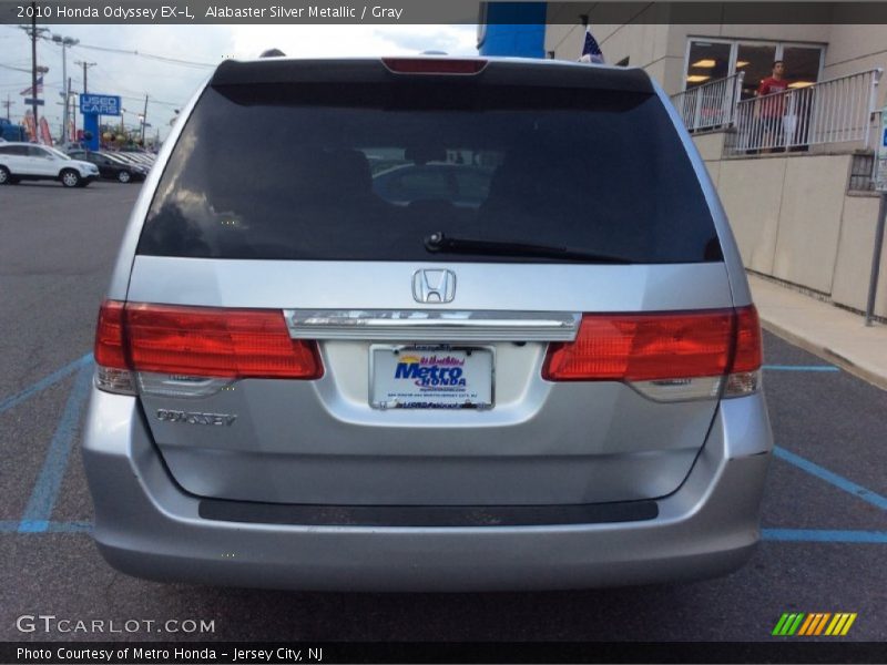 Alabaster Silver Metallic / Gray 2010 Honda Odyssey EX-L