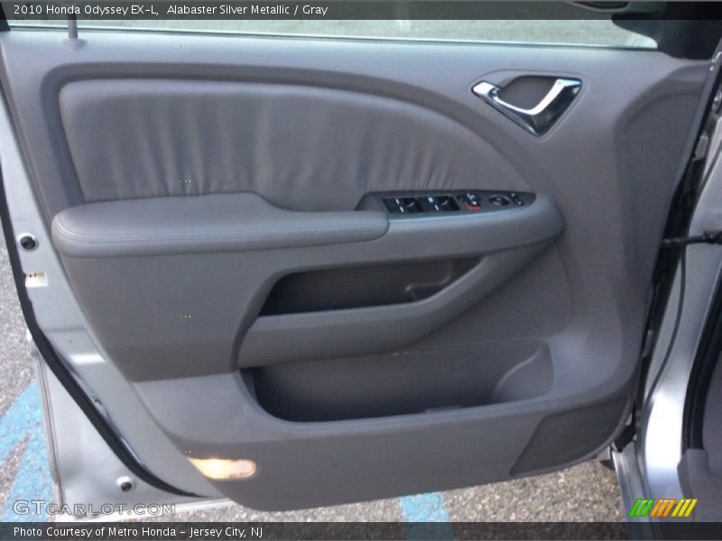 Alabaster Silver Metallic / Gray 2010 Honda Odyssey EX-L