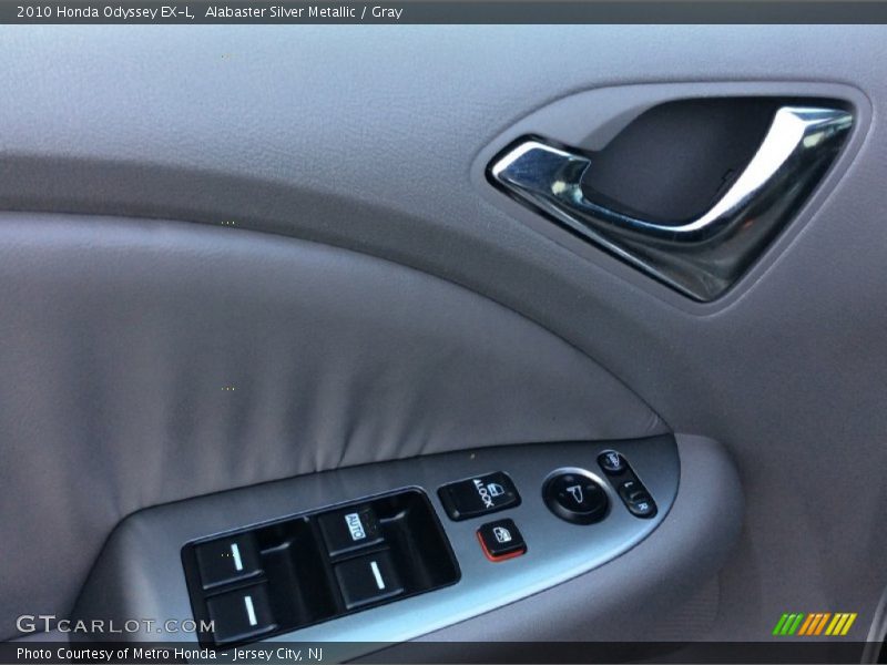 Alabaster Silver Metallic / Gray 2010 Honda Odyssey EX-L