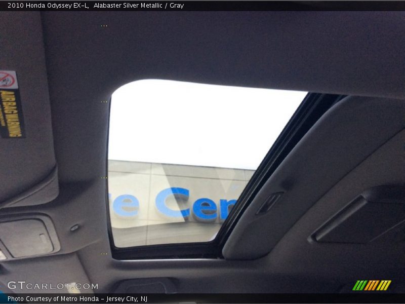 Alabaster Silver Metallic / Gray 2010 Honda Odyssey EX-L