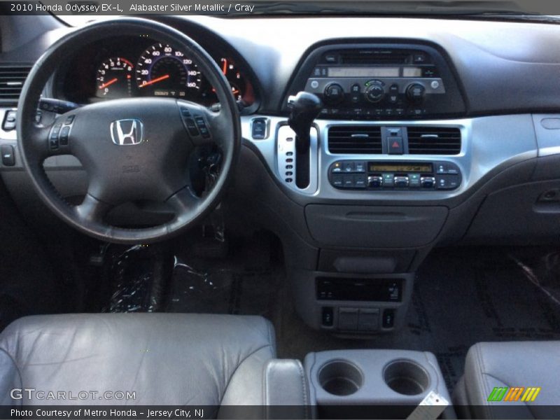 Alabaster Silver Metallic / Gray 2010 Honda Odyssey EX-L