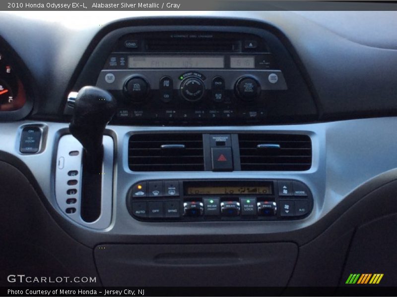 Alabaster Silver Metallic / Gray 2010 Honda Odyssey EX-L