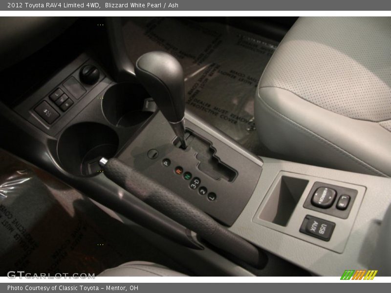 Blizzard White Pearl / Ash 2012 Toyota RAV4 Limited 4WD