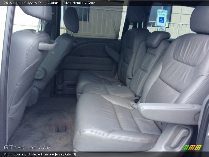 Alabaster Silver Metallic / Gray 2010 Honda Odyssey EX-L