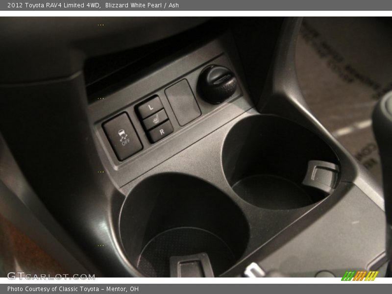 Blizzard White Pearl / Ash 2012 Toyota RAV4 Limited 4WD