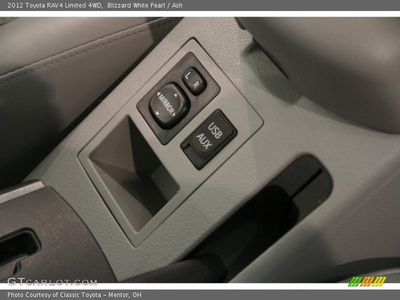 Blizzard White Pearl / Ash 2012 Toyota RAV4 Limited 4WD