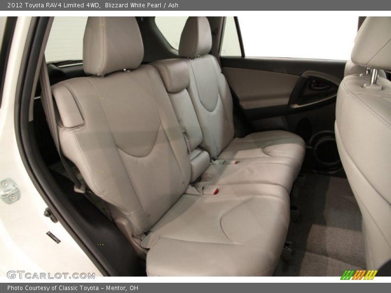 Blizzard White Pearl / Ash 2012 Toyota RAV4 Limited 4WD