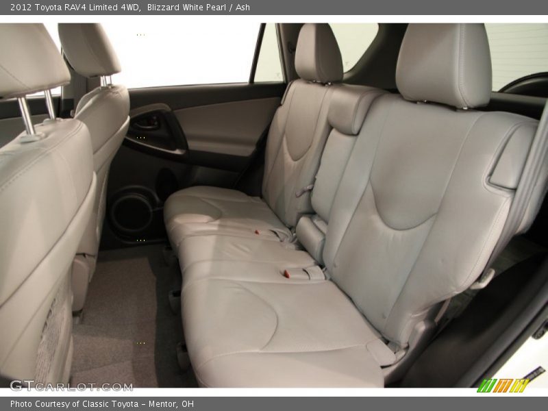 Blizzard White Pearl / Ash 2012 Toyota RAV4 Limited 4WD