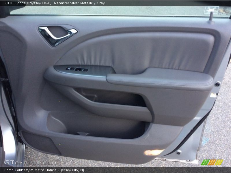 Alabaster Silver Metallic / Gray 2010 Honda Odyssey EX-L