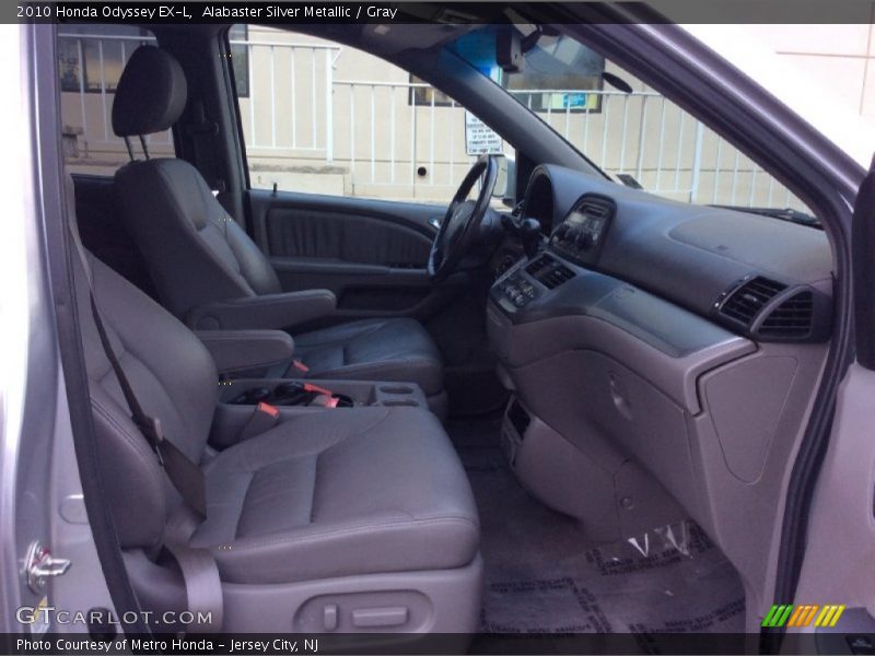 Alabaster Silver Metallic / Gray 2010 Honda Odyssey EX-L