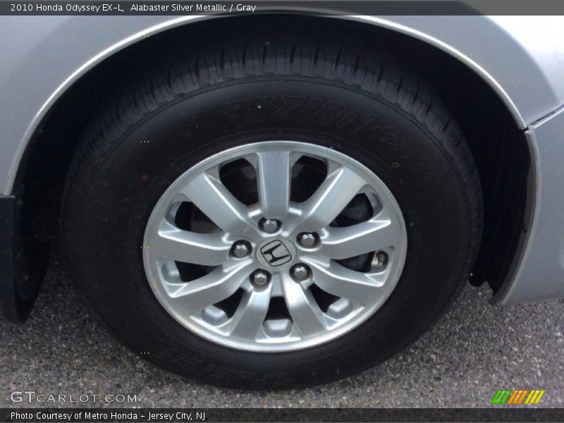 Alabaster Silver Metallic / Gray 2010 Honda Odyssey EX-L