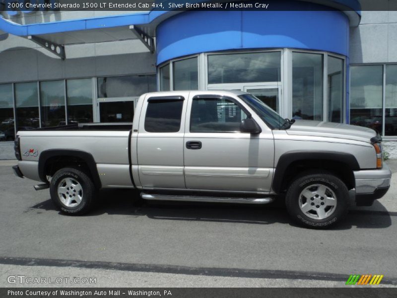 Silver Birch Metallic / Medium Gray 2006 Chevrolet Silverado 1500 LT Extended Cab 4x4