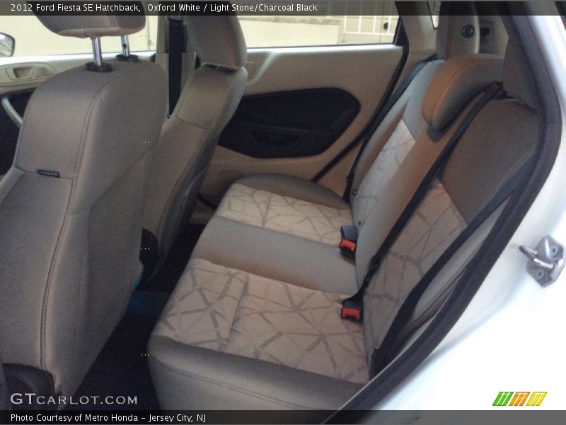 Oxford White / Light Stone/Charcoal Black 2012 Ford Fiesta SE Hatchback