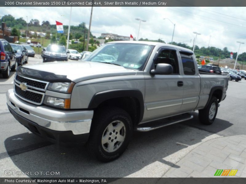 Silver Birch Metallic / Medium Gray 2006 Chevrolet Silverado 1500 LT Extended Cab 4x4