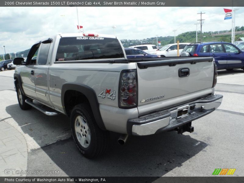 Silver Birch Metallic / Medium Gray 2006 Chevrolet Silverado 1500 LT Extended Cab 4x4