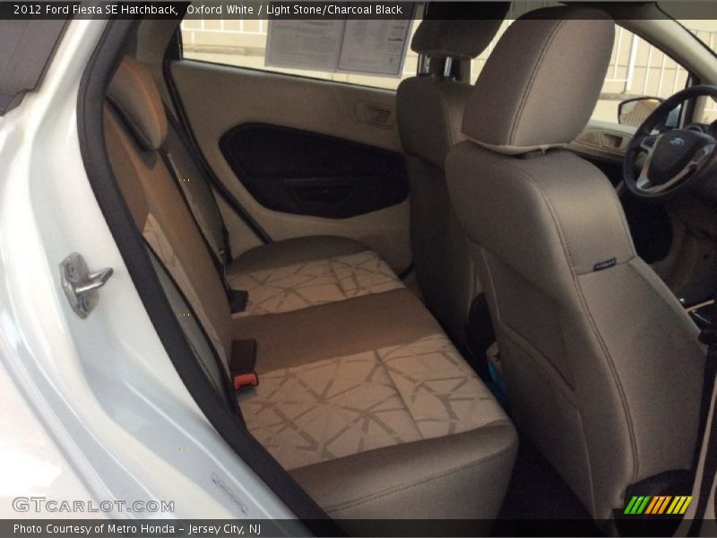 Oxford White / Light Stone/Charcoal Black 2012 Ford Fiesta SE Hatchback