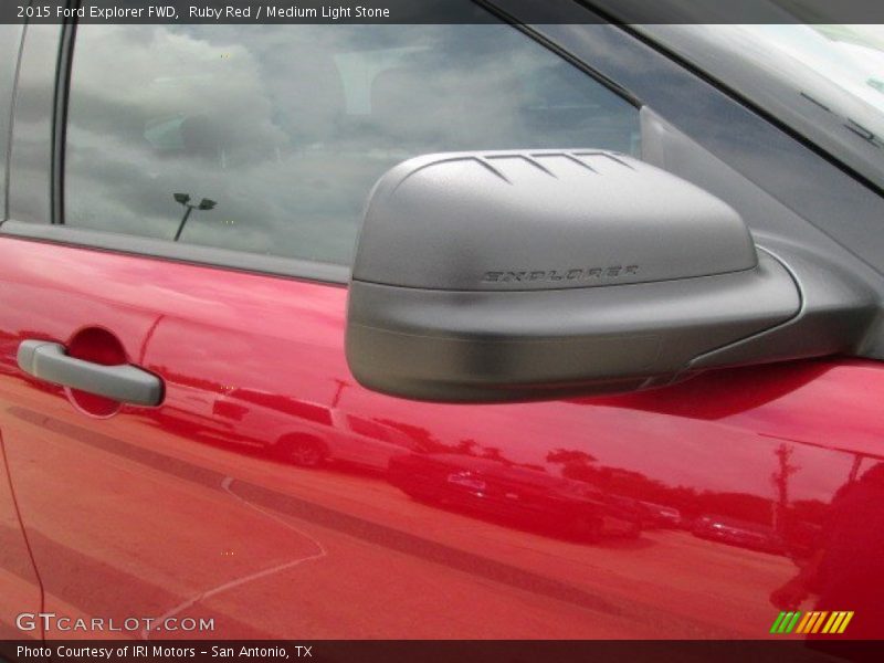 Ruby Red / Medium Light Stone 2015 Ford Explorer FWD