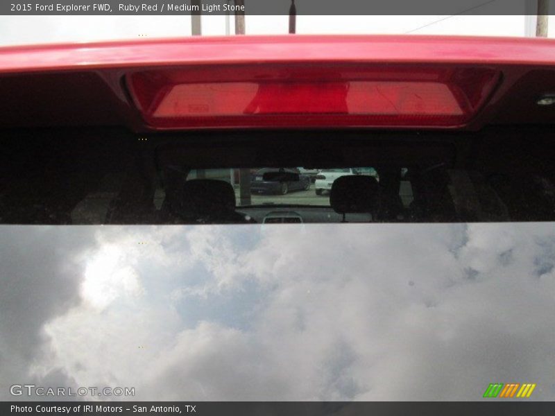 Ruby Red / Medium Light Stone 2015 Ford Explorer FWD