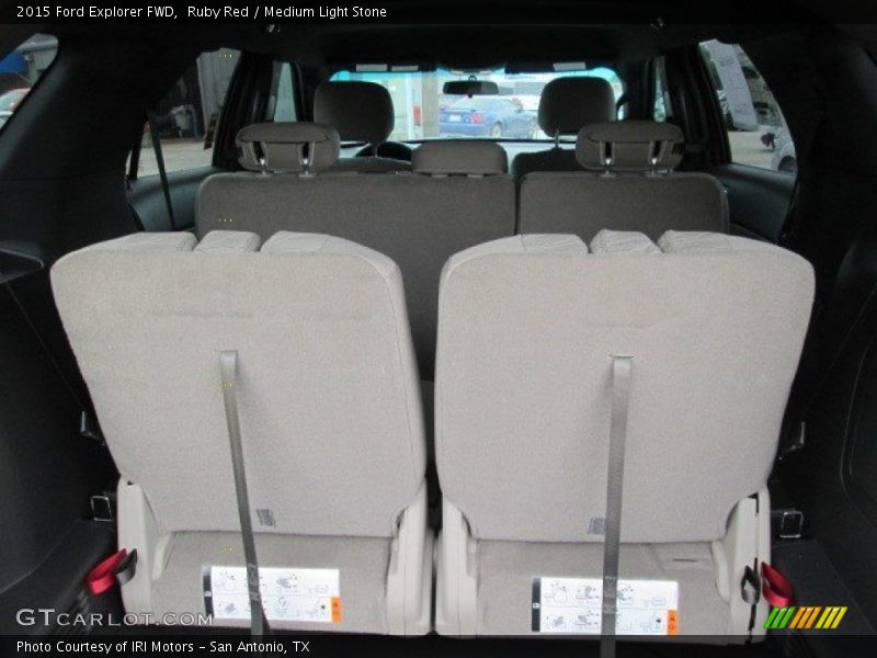 Ruby Red / Medium Light Stone 2015 Ford Explorer FWD