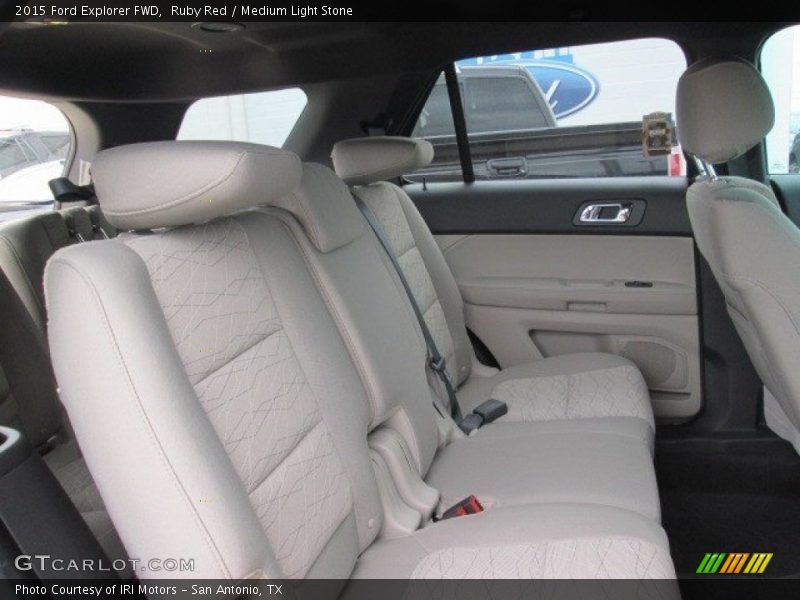 Ruby Red / Medium Light Stone 2015 Ford Explorer FWD