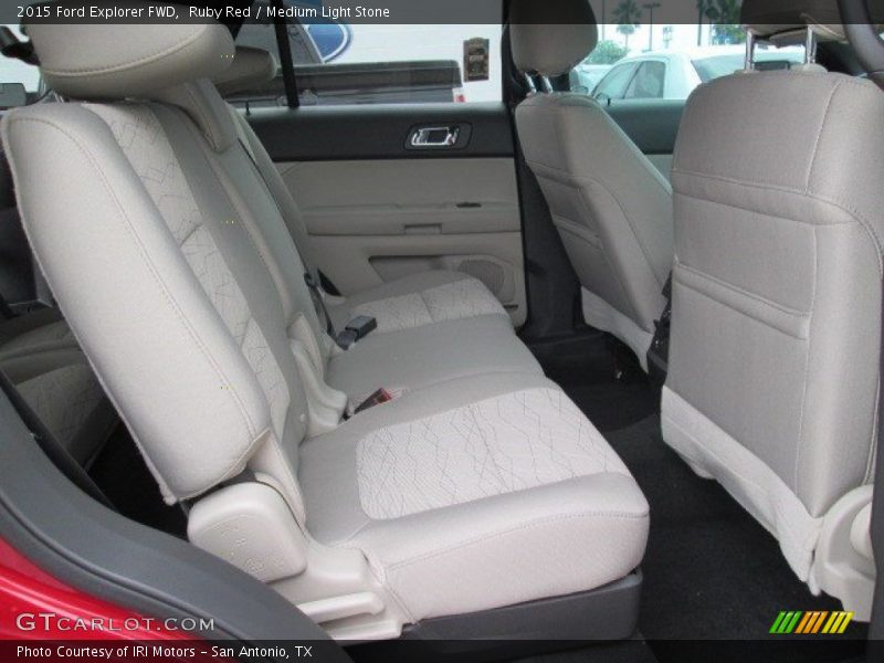 Ruby Red / Medium Light Stone 2015 Ford Explorer FWD