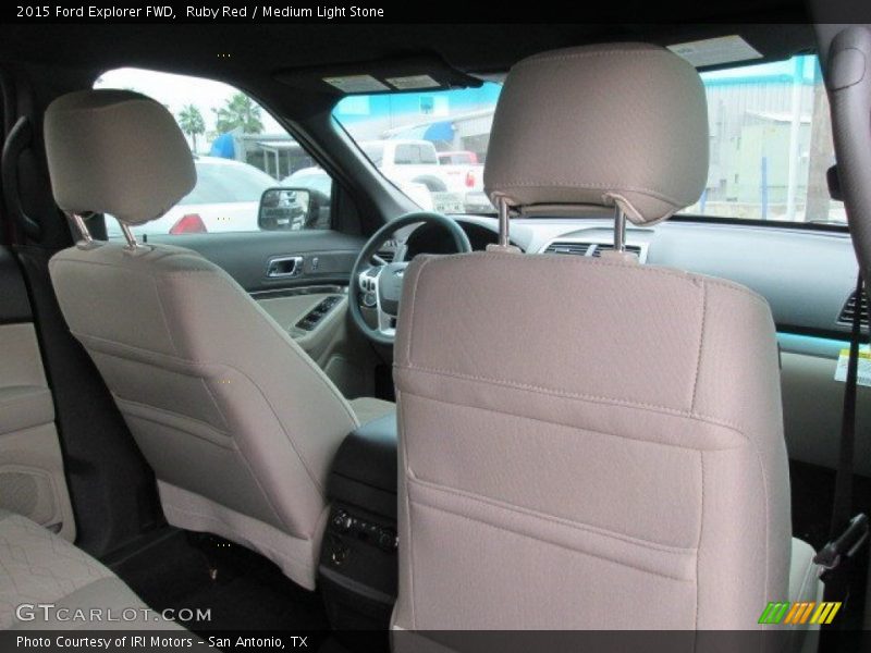 Ruby Red / Medium Light Stone 2015 Ford Explorer FWD