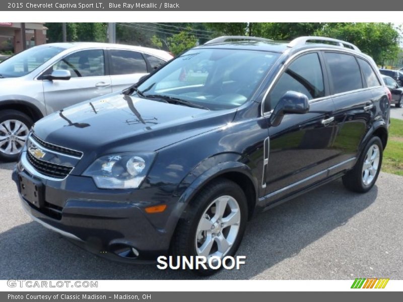 Blue Ray Metallic / Black 2015 Chevrolet Captiva Sport LT