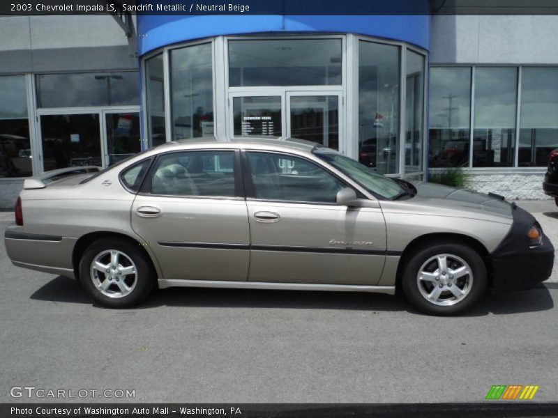 Sandrift Metallic / Neutral Beige 2003 Chevrolet Impala LS