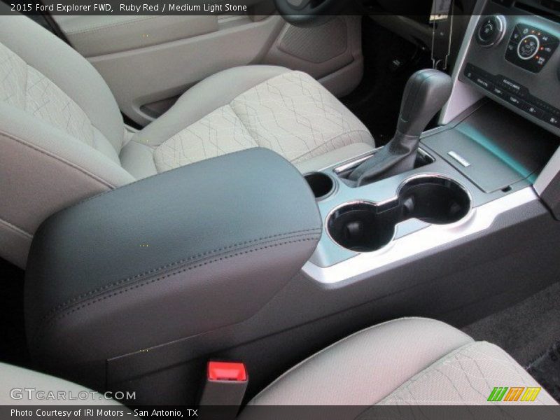 Ruby Red / Medium Light Stone 2015 Ford Explorer FWD