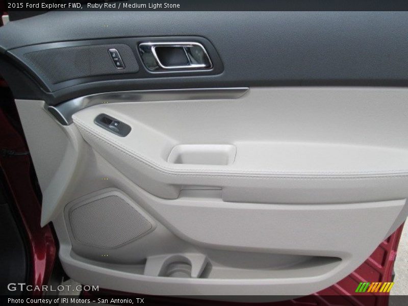 Ruby Red / Medium Light Stone 2015 Ford Explorer FWD