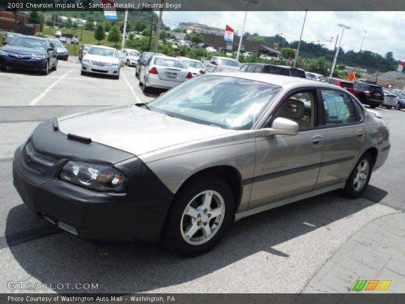 Sandrift Metallic / Neutral Beige 2003 Chevrolet Impala LS