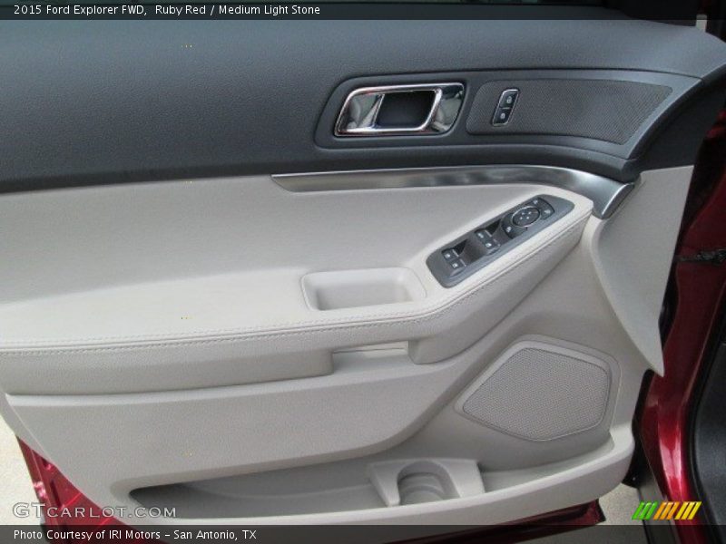 Ruby Red / Medium Light Stone 2015 Ford Explorer FWD