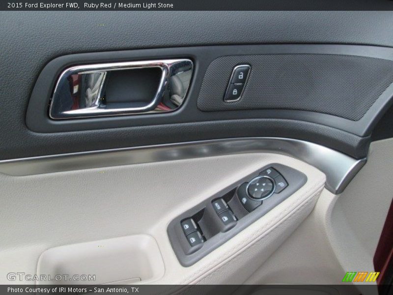 Ruby Red / Medium Light Stone 2015 Ford Explorer FWD