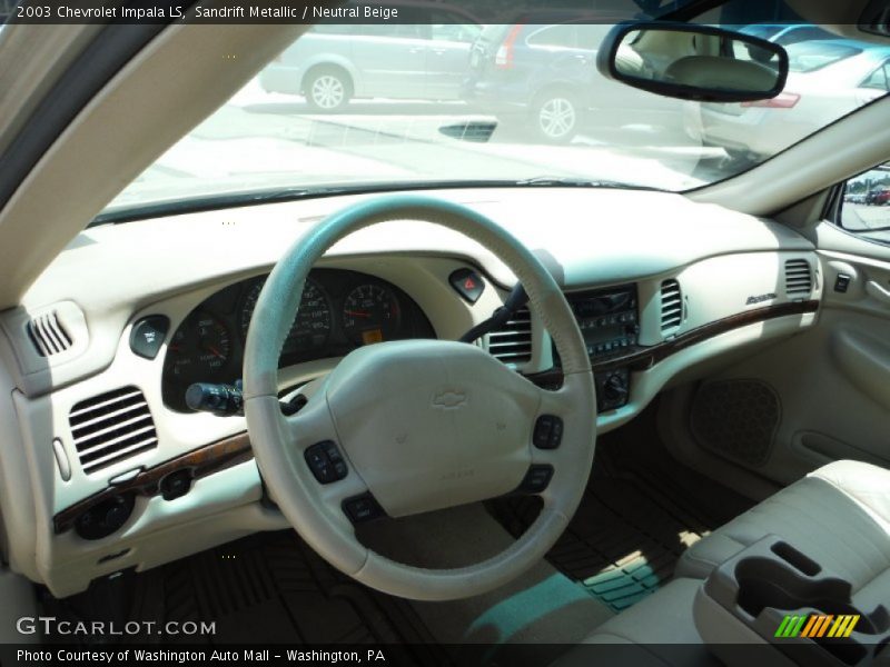 Sandrift Metallic / Neutral Beige 2003 Chevrolet Impala LS