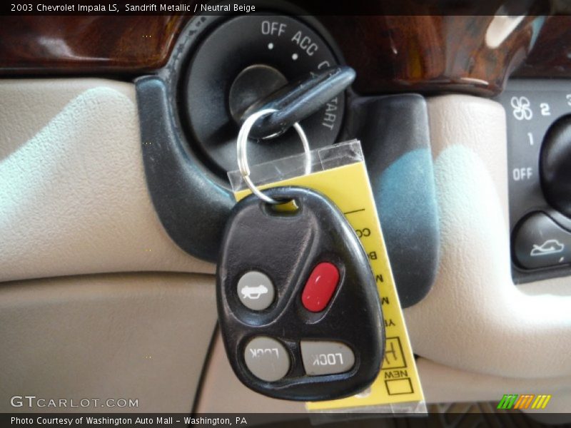 Sandrift Metallic / Neutral Beige 2003 Chevrolet Impala LS