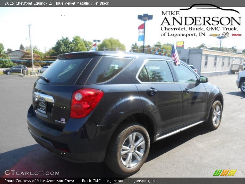 Blue Velvet Metallic / Jet Black 2015 Chevrolet Equinox LS