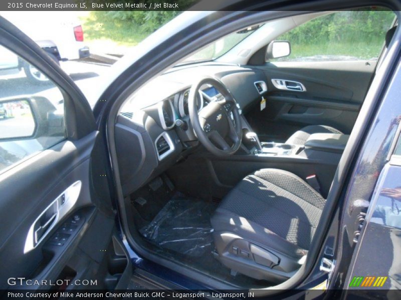 Blue Velvet Metallic / Jet Black 2015 Chevrolet Equinox LS