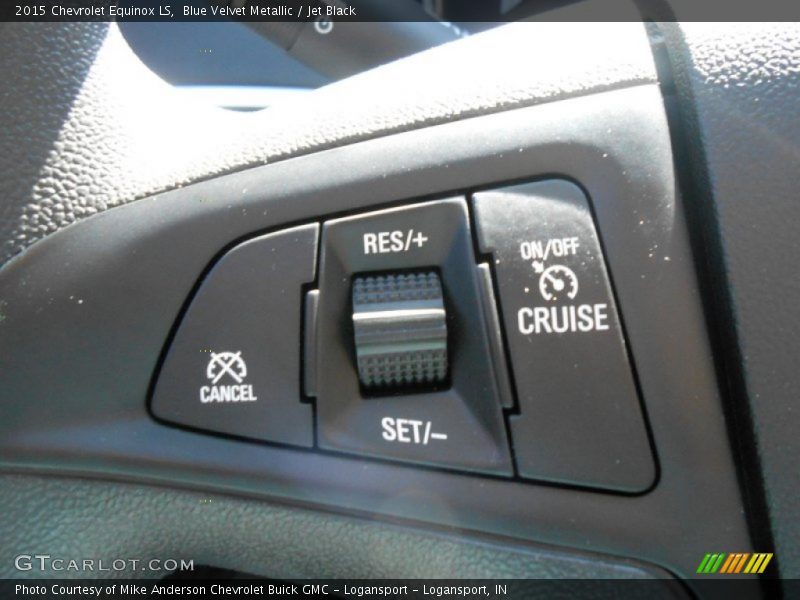 Blue Velvet Metallic / Jet Black 2015 Chevrolet Equinox LS