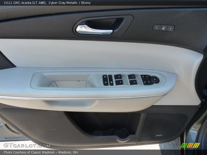 Cyber Gray Metallic / Ebony 2011 GMC Acadia SLT AWD