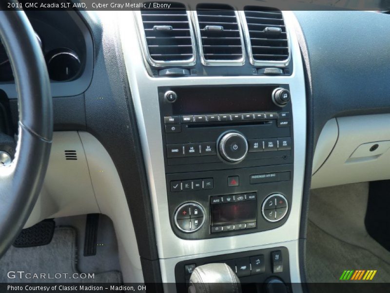 Cyber Gray Metallic / Ebony 2011 GMC Acadia SLT AWD