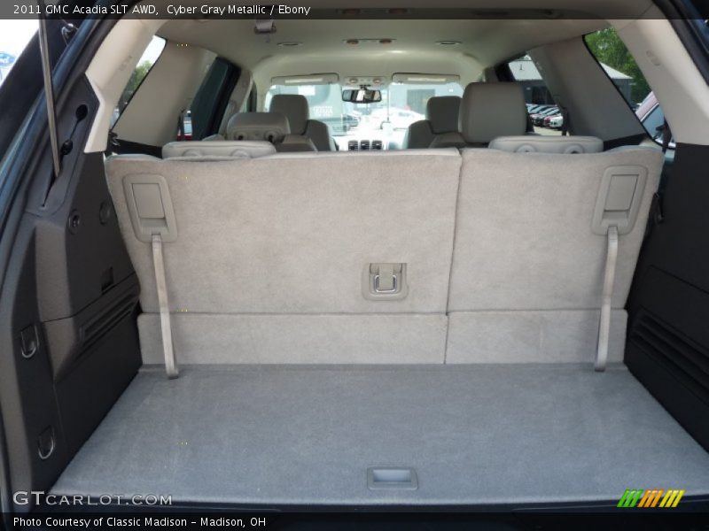 Cyber Gray Metallic / Ebony 2011 GMC Acadia SLT AWD