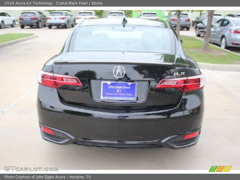 Crystal Black Pearl / Ebony 2016 Acura ILX Technology
