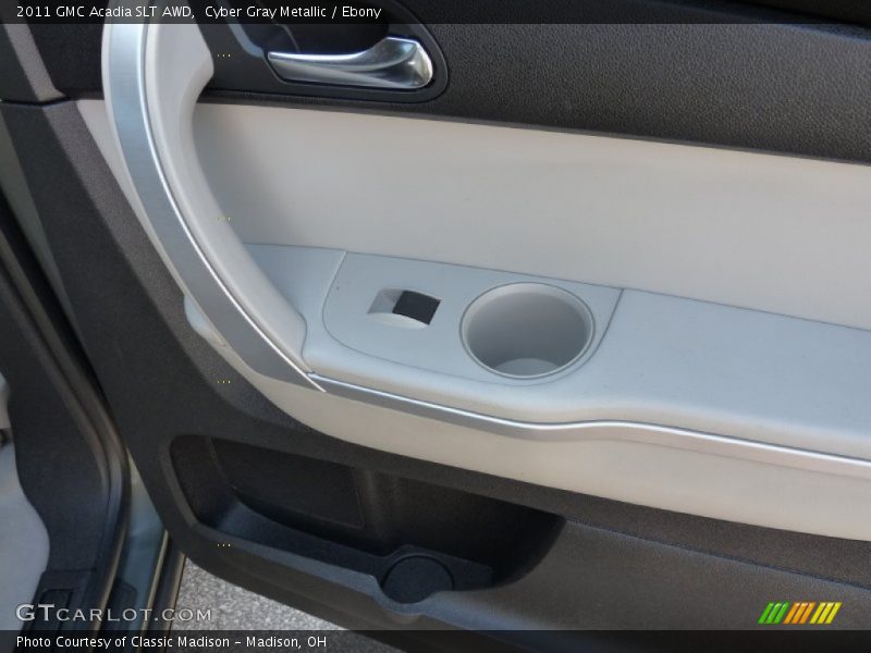 Cyber Gray Metallic / Ebony 2011 GMC Acadia SLT AWD
