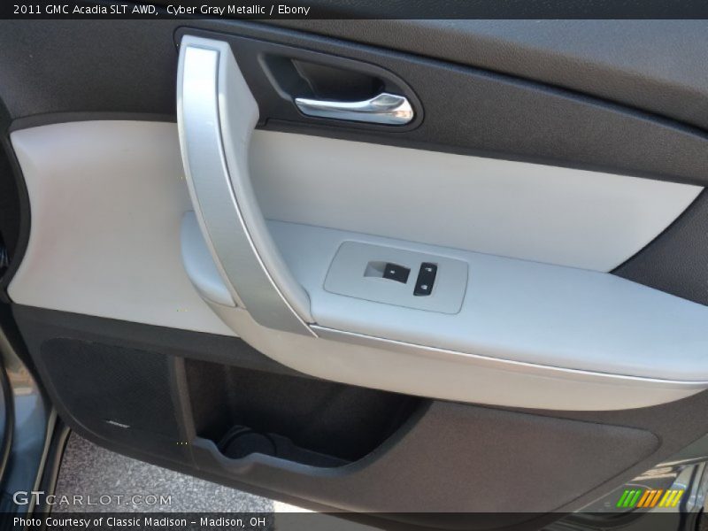 Cyber Gray Metallic / Ebony 2011 GMC Acadia SLT AWD