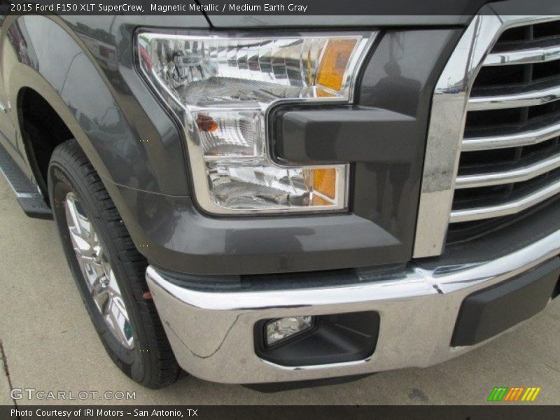 Magnetic Metallic / Medium Earth Gray 2015 Ford F150 XLT SuperCrew