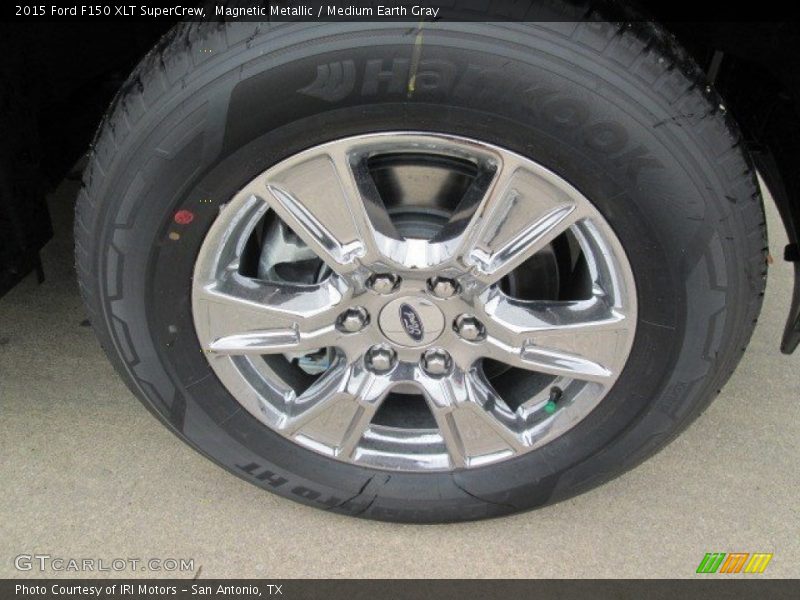 Magnetic Metallic / Medium Earth Gray 2015 Ford F150 XLT SuperCrew
